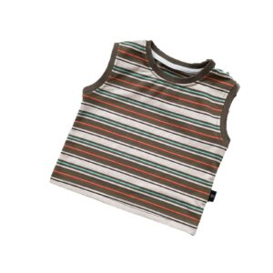 Retro Striped Baby Vest