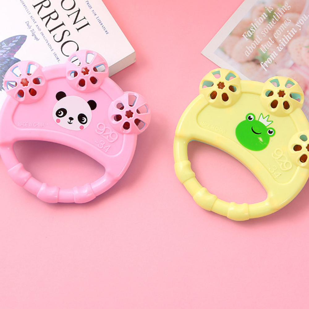 Baby Cartoon Rattle Set